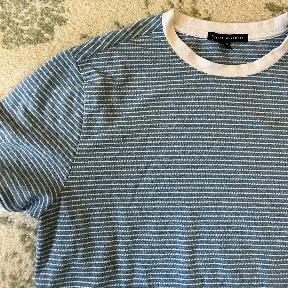 Robert Barakett Striped Men's Shirt